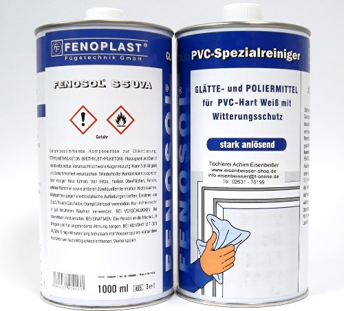 Spezial-Reiniger Fenster-Rahmen Türen Kunststoffreiniger PVC Weiß 500ml 0,5  L